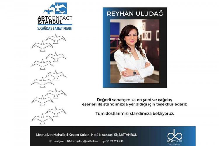 Doç. Dr. Reyhan Uludağ’ın Eserleri, Artcontact İstanbul 2. Çağdaş Sanat Fuarı’nda Yer Aldı