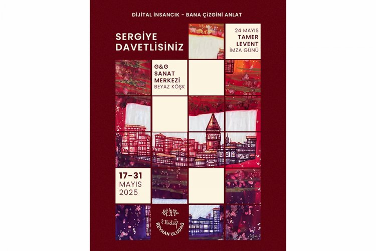 Doç. Dr. Reyhan Uludağ’dan 20. Kişisel Sergi: “Dijital İnsancık ve Bana Çizgini Anlat”